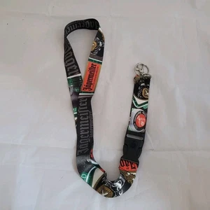 Cordón Jagermeister con Clip Desmontable Llavero Identificación Insignia Soporte Licor 26" - Imagen 1 de 4