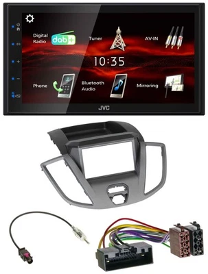 JVC USB Bluetooth MP3 DAB 2DIN Autoradio für Ford Transit V363 2014-2018 - Bild 1 von 4