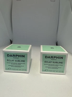 2 X Darphin Eclat Sublime Bálsamo Limpiador Aromático 0,17 oz (5 ml) Cada uno Nuevo en Caja Foto 1 de 3