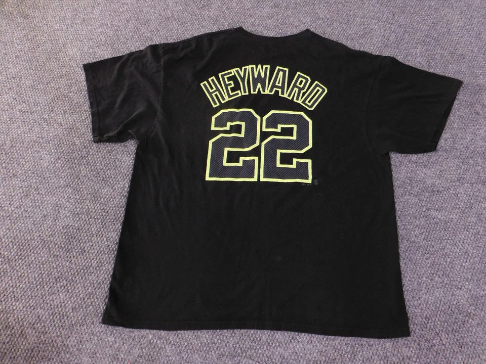 Camiseta Atlanta Braves para hombre 2XL Majestic negra Jason Heyward mlb béisbol Foto 1 de 4