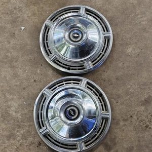 Vintage 1968 Chevy Chevelle 14" Hub Caps/ Wheel Covers (Set Of 2) - Picture 1 of 5