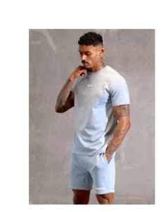 Men's Gym King T Shirt Large Ashley Blue - Picture 1 of 4