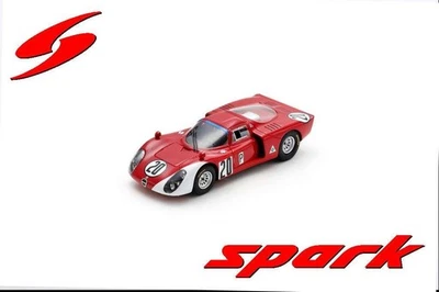 1:43 SPARK Alfa Romeo T33.2 #20 24H Daytona 1968 Schutz Vaccarella US244 - Immagine 1 di 2