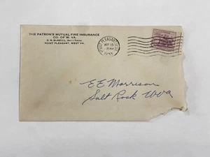 1933 NRA In A Common Determination 3 Cent Stamp on Envelope - Picture 1 of 9