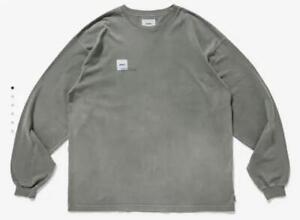 WTAPS HOME BASE Long Sleeve Sweater Gray Cotton Size-XL Used from Japan
