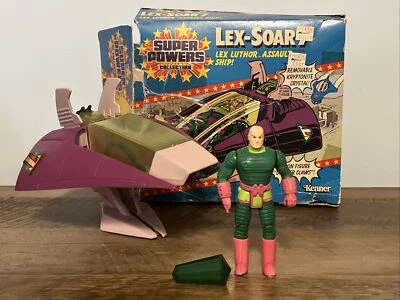 Kenner Super Powers 1984 - Lex Soar 7 barco de asalto y Lex Luthor - caja original Foto 1 de 4
