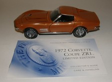 1972 Franklin Mint Chevrolet Corvette ZR 1 Coupe, S11E926, LE 32 of 350