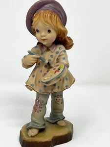 Vintage Anri Sarah Kay "FINISHING TOUCH" 7” 410/4000 Of Sign Valentini. - Picture 1 of 10