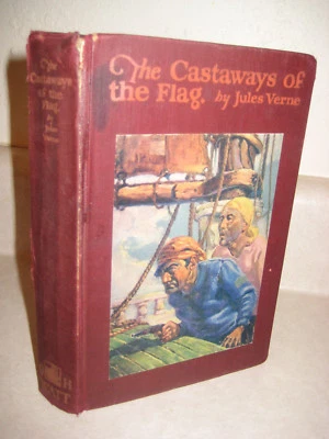 CASTAWAYS OF THE FLAG Jules Verne SWISS FAMILY ROBINSON 1st Edition thus 1924 - Image 1 of 4