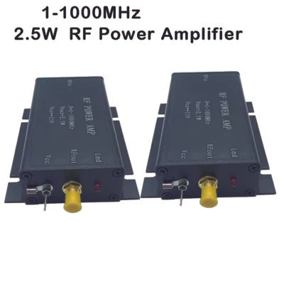 2X 2.5W Radio RF Power Amplifier 1-1000MHz 2mW In 1-2.5W Out Power Amplifier USA - Image 1 of 4
