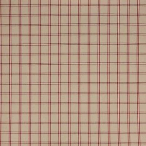 iLiv Windsor Check Cranberry Fabric Woven  Curtains Furnishings Upholstery - Picture 1 of 1