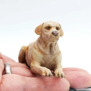 Miniature Labrador Retriever Figurine 1:12 Scale Dollhouse by Alexander Kuzmenko - Picture 1 of 6