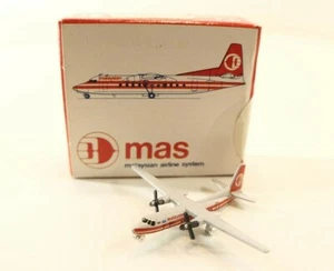 Schabak n° 930/65 1/600 avion FOKKER F-27 MAS Malaysian airline neuf en boite - Imagen 1 de 6
