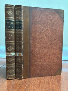 SUBSTANCE SOME LETTERS LAST REIGN NAPOLEON 2 Vols 1816 1st ED. HOBHOUSE ANTIQUE - Picture 1 of 15