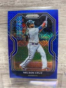 2021 Panini Prizm Nelson Cruz Blue Mojo /199 #200 NM - Picture 1 of 2