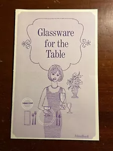 Glaswaren für den Tisch Handbuch Owens-Illinois Glassware 1966 Vintage Booklet - Bild 1 von 3