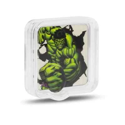 2025 Niue Agoro Marvel – Hulk 'Smash' Coin 2 oz Proof Silver 3D Coin - Image 1 of 4