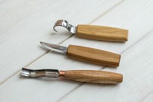 Spoon Carving Set BeaverCraft Hook Knife Gouge Whittling Tools