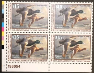 RW66 Federal Duck Hunting Stamps (FOUR) VF, MNH, OG, 1999 stamp collectables - Picture 1 of 2
