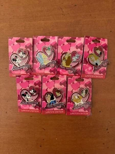DISNEY - HAPPY VALENTINE'S DAY - 2007 - 6-PIN SET (7 PINS) - LE 1000 RARE - NEU - Bild 1 von 14