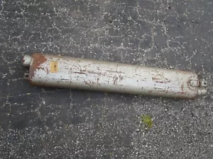 Jaguar XK140, XK150 exhaust silencer, muffler Left Side C7607, NOS 1960's- 1970 - Picture 1 of 3