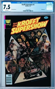 Krofft Supershow #2 CGC 7.5 (May 1978, Whitman) Television Series, White Pages - Picture 1 of 2