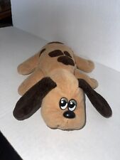 Tonka Pound Puppy Tan & Brown Puppy Dog Small Stuffed Plush Small Tear On Bottom