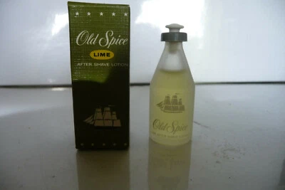old spice lime miniature after shave lotion - Bild 1 von 4