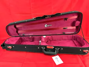 Gagliano Humisheld Classic Violin Case 4/4 Slim Shaped Case -Red Wine - Picture 1 of 10
