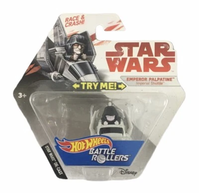 Hot Wheels Star Wars Battle Rollers Emperador Palpatine Imperial Shuttle NUEVO Foto 1 de 3
