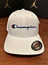 Champion Capital Flexfit Baseball Cap L/XL Unisex Men’s Women’s Hat White