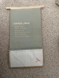 BOLSA DE RESIDUOS PAN AM VINTAGE SIN USAR - Imagen 1 de 1