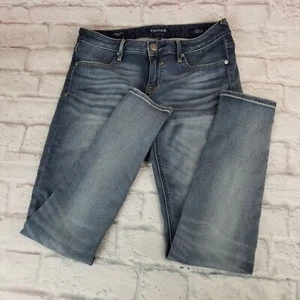 VIGOSS junior Teens Jeans Size 27 Jeggings Skinny Low Rise Stone Wash - Picture 1 of 13