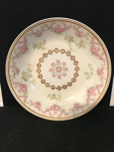 VINTAGE HAVILAND & Co. LIMOGES FOR WRIGHT TINDALE & VAN RODEN SMALL BOWL 5-½" - Picture 1 of 6