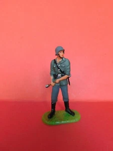 ELASTOLIN / 2EME GUERRE MONDIALE : SOLDAT ALLEMAND AU COMBAT - Picture 1 of 6