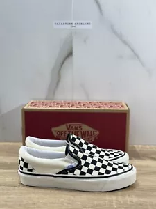 VANS Klassisch Slip On Checkerboard Weiß Schwarz Casual Symbol VANS 38 - Bild 1 von 4