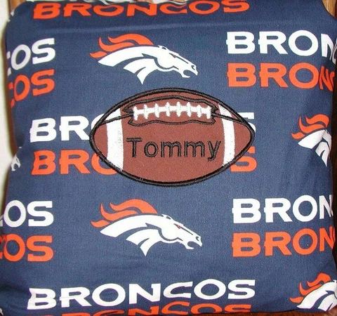 Denver Broncos Football Personalized Pillow Cover