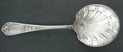 PUIFORCAT ANCIENNE PELLE A FRAISE ARGENT MASSIF POINÇON MINERVE ART NOUVEAU 1900 - Photo 1/4