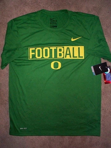 ($30) NIKE Oregon Ducks Football Jersey DRI-FIT Shirt Adult MENS/MEN'S (L-LARGE) Cover