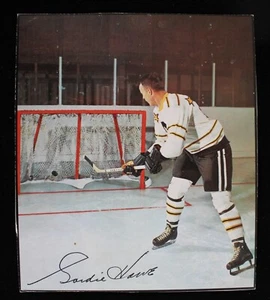 1960er Gordie Howe Detroit Red Wings 6" x 7" All Star Game Cardstock Foto - Bild 1 von 1