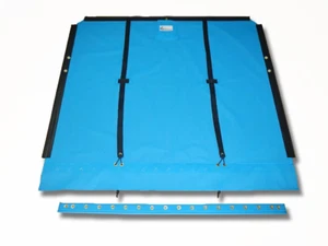 Cama elástica Hobie 16 BIAS CUT -Textilene 90 malla azul lago + línea de cordones incluida - Imagen 1 de 3