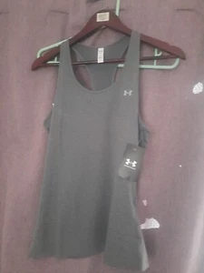 Under Armour Sleeveless Racerback Women's Tank Top Grey. S - Picture 1 of 2