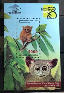 Indonesia - Animals / World Expo in Australia 1999 on stamps - MNH** Del.17 - Picture 1 of 1