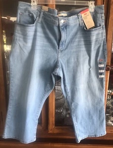 Levis Women’s 311 Shaping Skinny Capri Jeans 22W Tummy Slimming Hypersoft NWT - Picture 1 of 21
