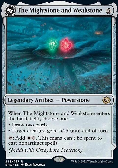 MTG The Mightstone and Weakstone (238a/416) The Brothers' War LP - Image 1 of 1