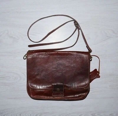 Bandolera vintage de cuero para mujer THE BRIDGE Foto 1 de 4