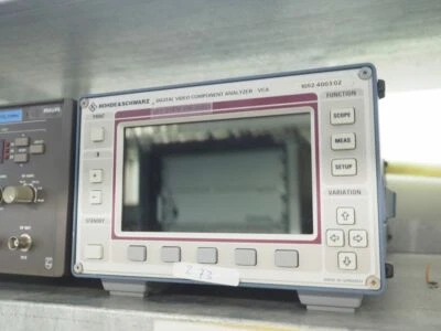 Rohde & Schwarz Digital Video Component Analyser Vca 1052.4003.02/Opt Vca-b1# - Image 1 of 4