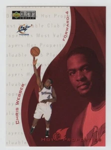 1997-98 Upper Deck Collector's Choice Hot Properties Chris Webber #384 - Picture 1 of 2