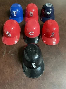 Lotto coppe mini casco MLB Rawlings Rangers Cardinals Reds Angels Brewers Sox - Foto 1 di 10