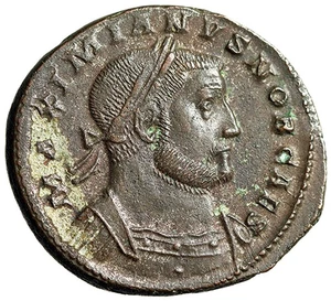 Maximian als Caesar Follis "Genie" Trier ca. sehr schön - Bild 1 von 5